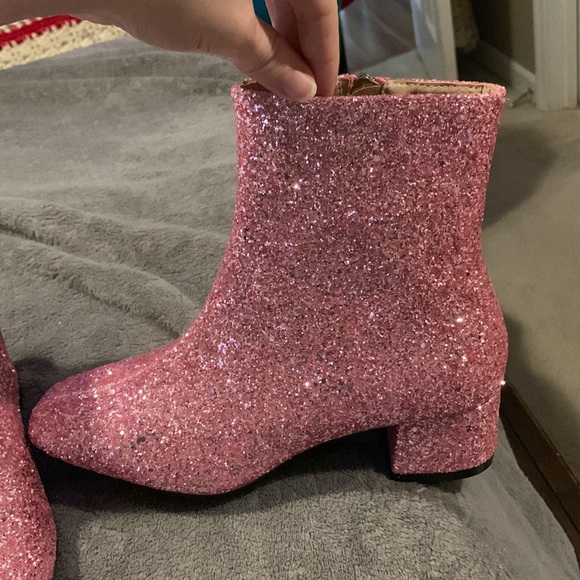 Pink Sparkle Booties - Picture 8 of 10